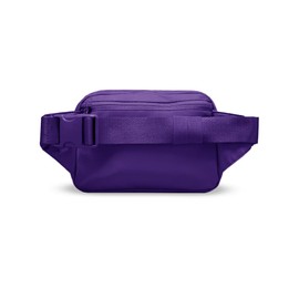Bomvabe Purple Fanny Pack for Women with Extender Strap 53", 2-Way Zipper Everywhere Belt Bag 1L, Fashion Waist Bag for Mothers Day Gifts, Crossbody Bag for Travel Gym Running Hiking Cycling