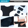 SISYUJIK Posture Corrector Back Support for Hunched Back, Kyphosis and
