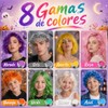 Cera Para Pintar Cabello, Tinte Temporal Para Cabello (Naranja)