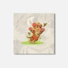 Unbranded Tiger Cub Butterfly Animal 4'' X 4'' Square Wooden