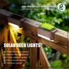 SOLPEX Solar Deck Lights Outdoor 16 Pack, Solar Step Lights