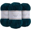 Utopia Crafts Velvet Lux Chenille Super Soft Chunky Yarn for