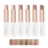 6 Pcs Double Colors Eyeshadow Stick Rotating Upgraded Glitter Gradient