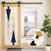 TOIMIOTIOM Sliding Barn Door Hardware Kit 8FT Sliding Rail Track