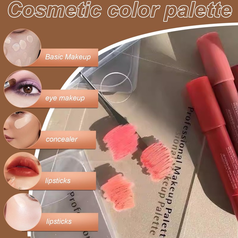 Makeup Palette, Make Up Mixing Palette, Cosmetic Mixing Palette, Clear
