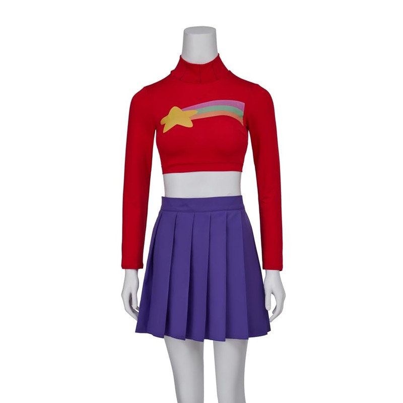 MelangCos Mabel Pines - Disfraz de cosplay para mujer, conjunto