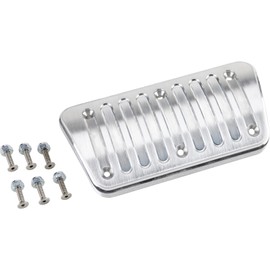 1967-1972 Compatible with Chevy C10 Billet Aluminum Auto Brake Pedal Pad-Brushed