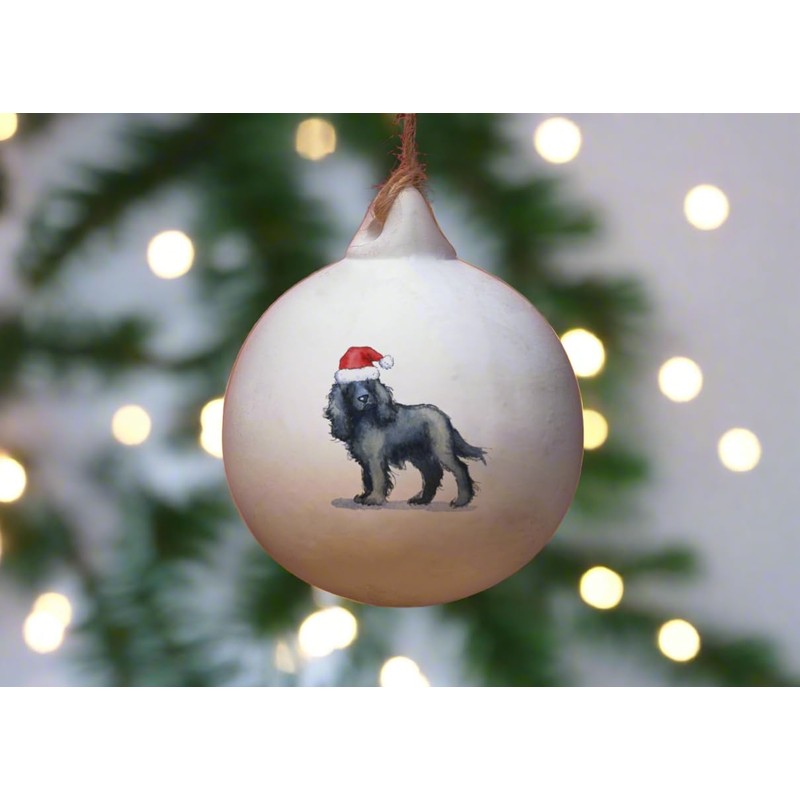 Image Industry Cocker Spaniel Black Ceramic Bauble - Tree Decoration