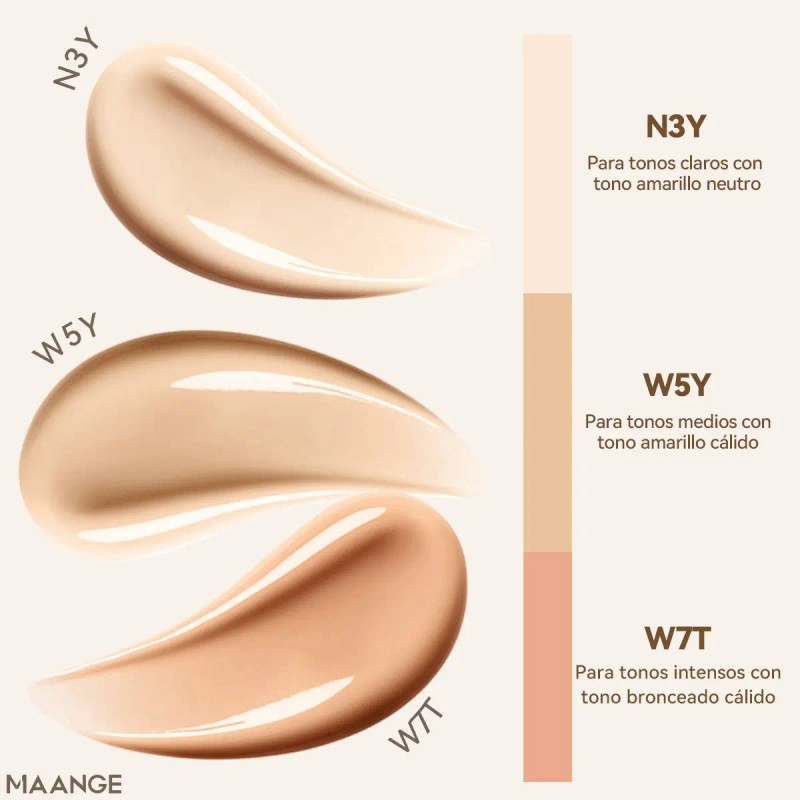 Corrector Líquido De Maquillaje, 3 Opciones De Tonos, 6ml