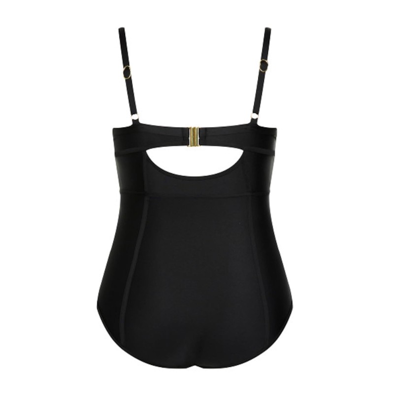 City Chic Women's Plus Size Grenada Underwire 1 Piece Black