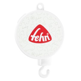 Fehn Mobile Spielwerk - Baby Einschlafhilfe Melodie "Schlaf Kindlein Schlaf" - Baby Musikspielzeug passend für alle Fehn Musik Mobiles - Musik Spielzeug für Babys und Kleinkinder