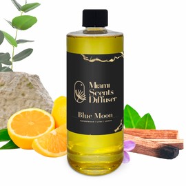 Blue Moon - Shangri-La, 17 Fl - 500 ml, Inspired by Shangri-La Hotel, Essential Oils Diffuser, Hotel Scents Essential Oil, Home Luxury Scents Refill, Aromatherapy Oils, Hotel Collection Diffuser Oil.