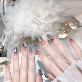 Nail Tips, Gray Nail Tips, Heart Style, Coming of Age of Arts, Receptions, Parties, After-parties, Weddings