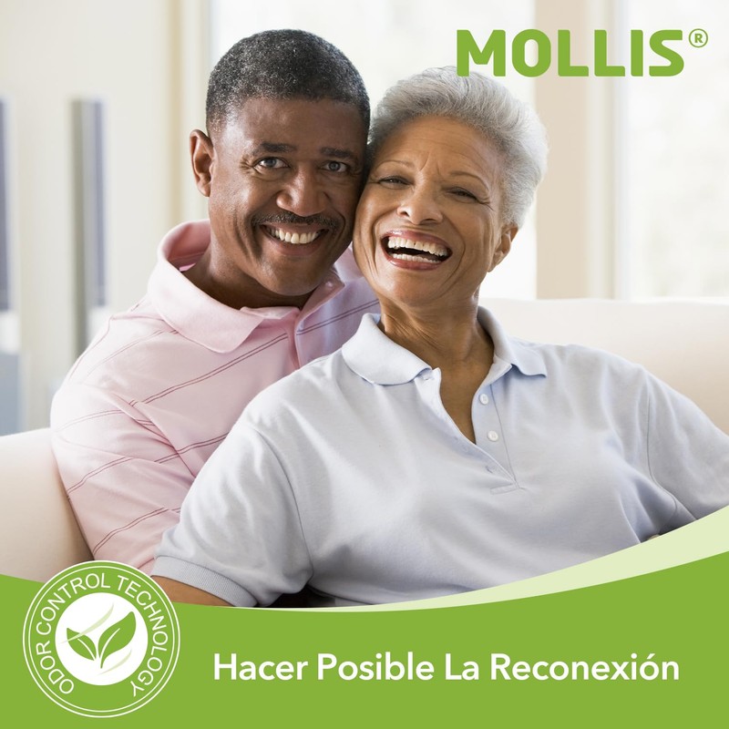 MOLLIS Adult Diapers for Women and Men, Unisex Disposable Incontinence