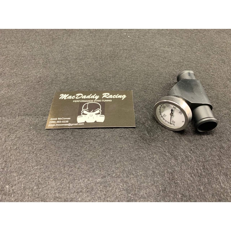 MacDaddy Racing TRX250r Coolant Temperature Gauge (Black)