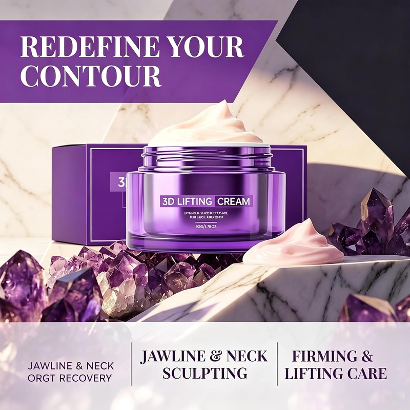 3D Lifting Night Cream, Probiotic Facial Treatment for Face (1