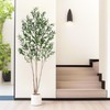 6ft Faux Olive Tree, Fake Olive Tree with Realistic Trunk