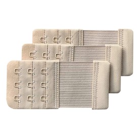 Chanie Women Pack of 3 Soft Comfortable 3 Hooks Bra Extender
