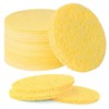 Spunspon 100-Count Facial Sponges Compressed Natural Cellulose Sponge Round Shape