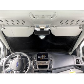 Custom Fit Windshield Sun Shade for 2014 2015 2016 2017 2018 2019 2020 2021 2022 2023 Ford Transit Connect Van (NOT for Full-Size Transit Van), Insulated Privacy Accessories UV Protection