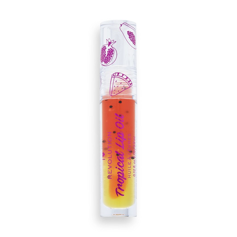 I Heart Revolution, Tasty Tropical Lip Oil, Papaya, 3.8 ml