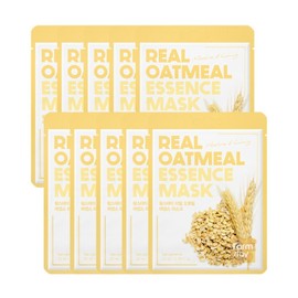 Farmstay Real Oatmeal Essence Mask Pack (10 sheets) / 팜스테이 리얼 오트밀 에센스 마스크팩 10매