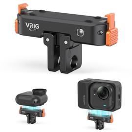 VRIG Quick-Release Mount for Insta 360 go Ultra, Aluminum Alloy Magnetic Base with 1/4 Screw Hole & Foldable 2-Prong Mount for Tripod Accessories, AC-70