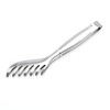 1 Piece Toothed Stainless Steel Spaghetti Tongs with Vacuum Handle,