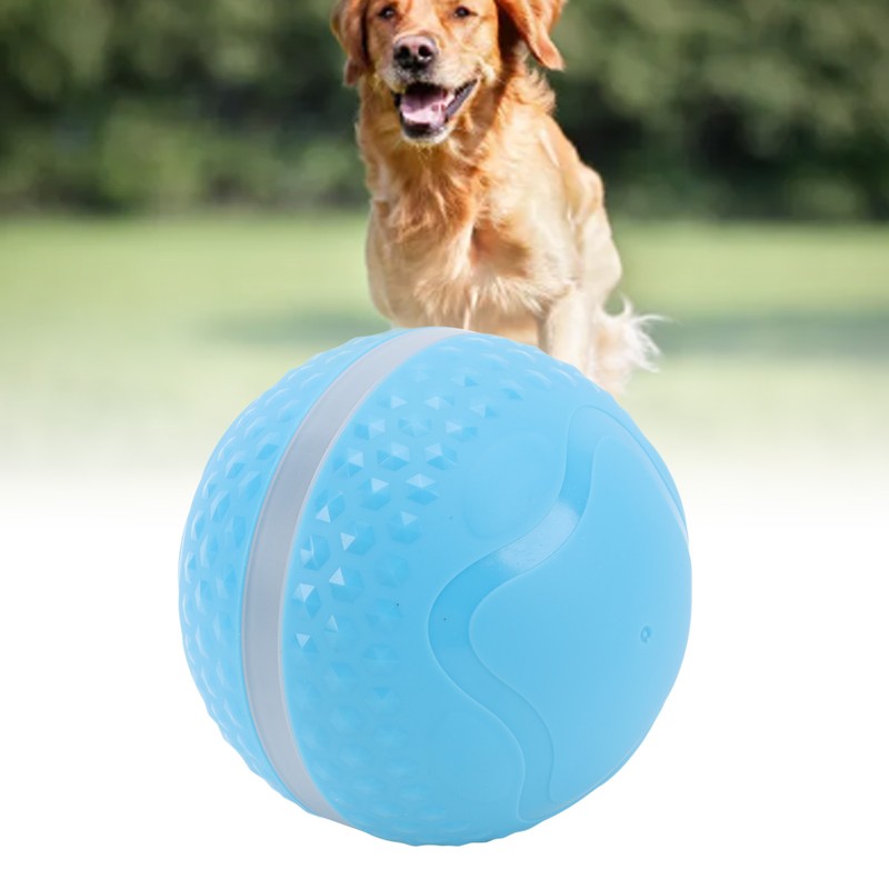 Smart Interactive Dog Ball Toy with LED Lights IP54 Waterproof