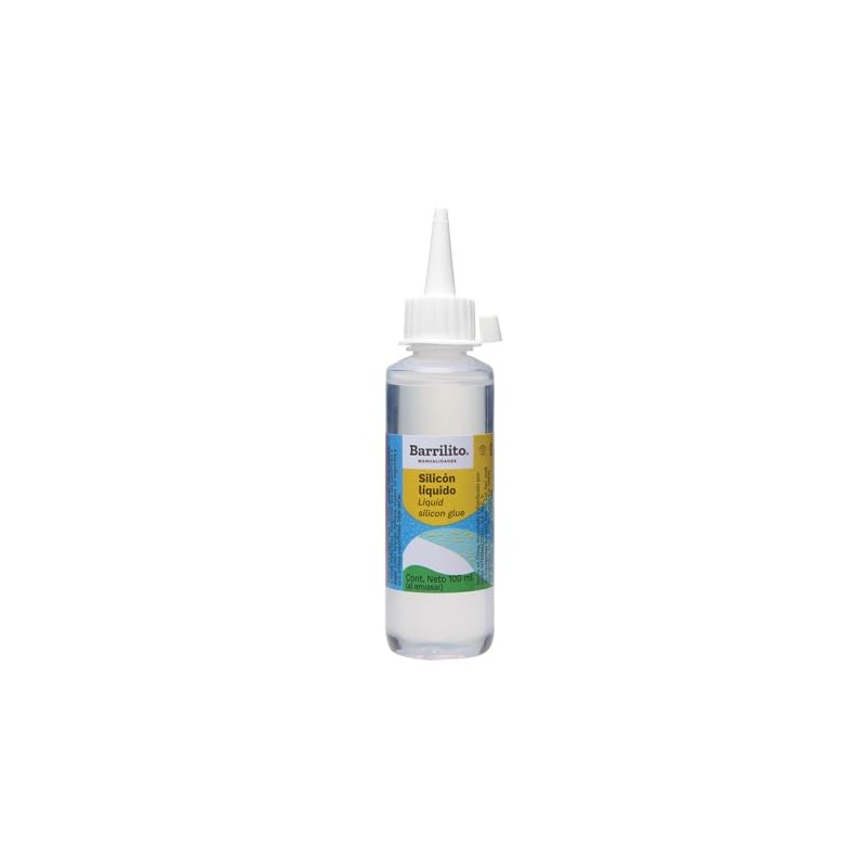 Barrilito Silicón liquido de 100 ml, 1 unidad. SL100I