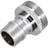 Faucet Adapter for Portable Washer, Chrome Brass, 5/16-27 Male to