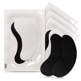 Lunamoon 100 Pairs Eye Pads for Eyelash Extension Pads Eyelash Extension Pad Eyelash Lifting Pad Eye Gel Patch for Eyelash Extensions Eyelash Pads (Black White100)