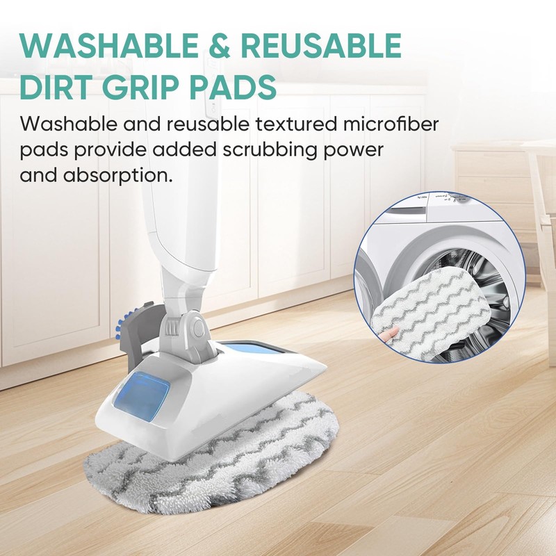 BIHARNT 6 Pack Steam Mop Replacement Pads for Bissell Powerfresh