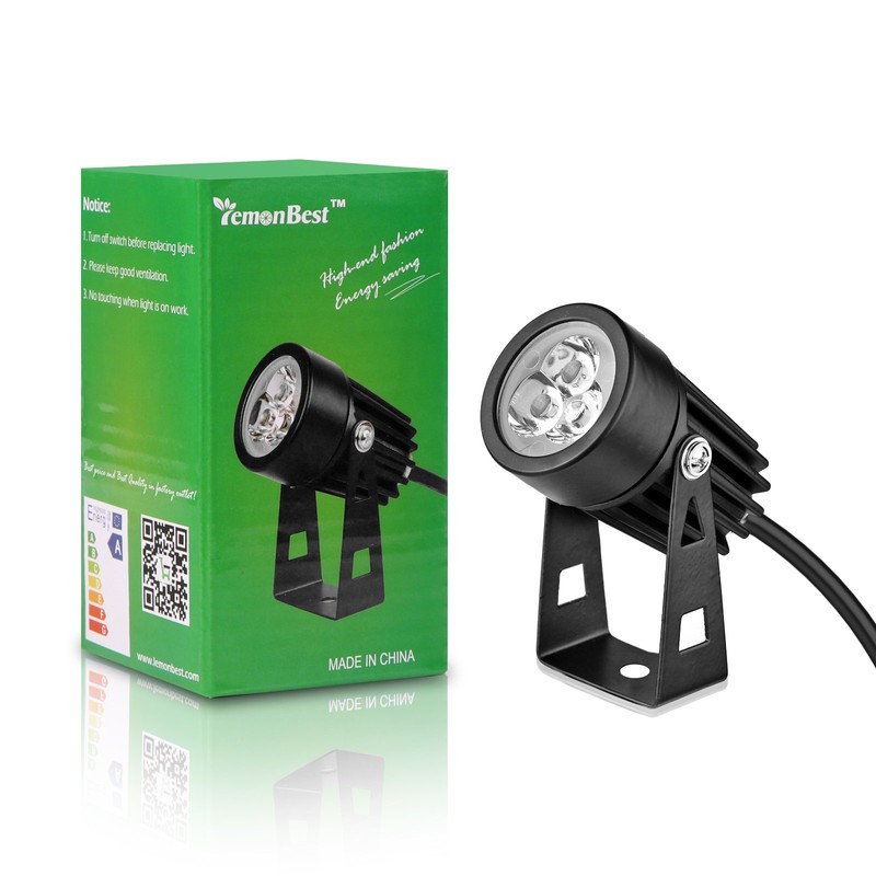 LemonBest® Outdoor LED Landscape Up Down Light Spotlight Low Voltage
