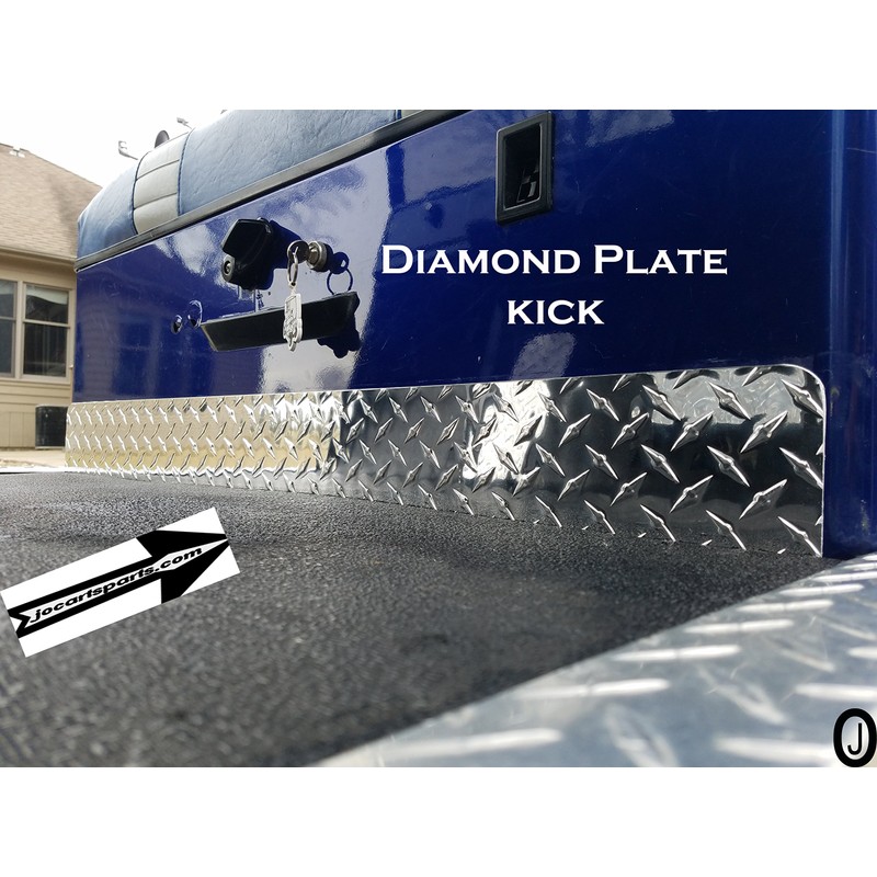 Fits Club Car DS Golf Cart Diamond Plate Rocker panel