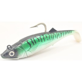 Canal Tackle® Canal Shad Fishing Lure Sinking Jig 5.5" 3.5oz Military Green Mack