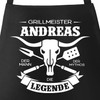 MoonWorks® BBQ Apron for Men with Saying, BBQ Gift, Cotton