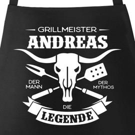 MoonWorks® BBQ Apron for Men with Saying, BBQ Gift, Cotton Apron, Kitchen Apron