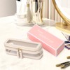 Pinkmik - Bolsa de maquillaje transparente para maquillaje, bolsa de