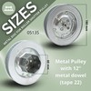 DOJA Barcelona Metal Belt Pulley Disc with Pins for Blinds