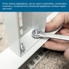 sourcing map 200Pcs M8 304 Stainless Steel Split Lock Washer