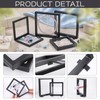 Framendino, 8 Pack Black 3D Floating Frame Display Case Challenge