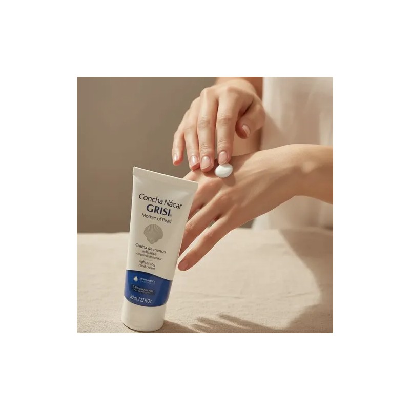 Crema Aclarante Manos Día/noche 80ml Concha Nácar Grisi
