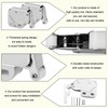 6 Pcs Mini Latch, Touch Release Catch Latch, Metal Automatic