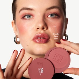 3INA MAKEUP - The No-Rules Powder 503 - Pink nude 3-in-1 Compact Powder with Hyaluronic Acid and Ceramides - Soft Formula
