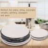 BYKITCHEN Dish Protectors Pads, Gray Dinner Plate Divider Pads, China