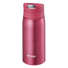 Ultra-Light TIGER Water Bottle 350ml: Direct Drink Stainless Steel Mini Bottle with Auto Lock (Sahara Mug, Dream Gravity Opera Pink) MCX-A035-PO