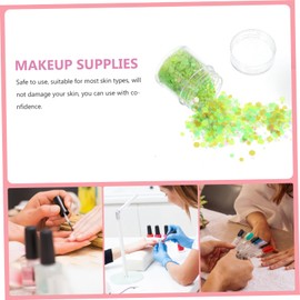 Baluue 3sets Chunky Glitter Sequins for Nail Face Art Body Glitter Sequins Easy to Apply *3