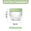 Orkim 6-Piece Cat Paw Shaped Storage Jars, Cute & Leak-Proof