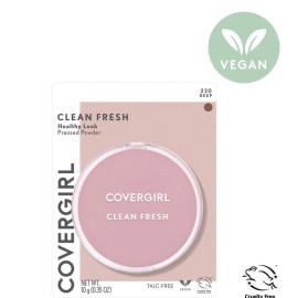 Covergirl, Clean Fresh, Healthy Look Pressed Powder, Color #220 - Deep, Each
